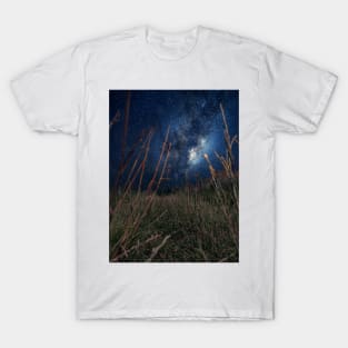 Milky Way Walk, our galaxy on a night walk T-Shirt